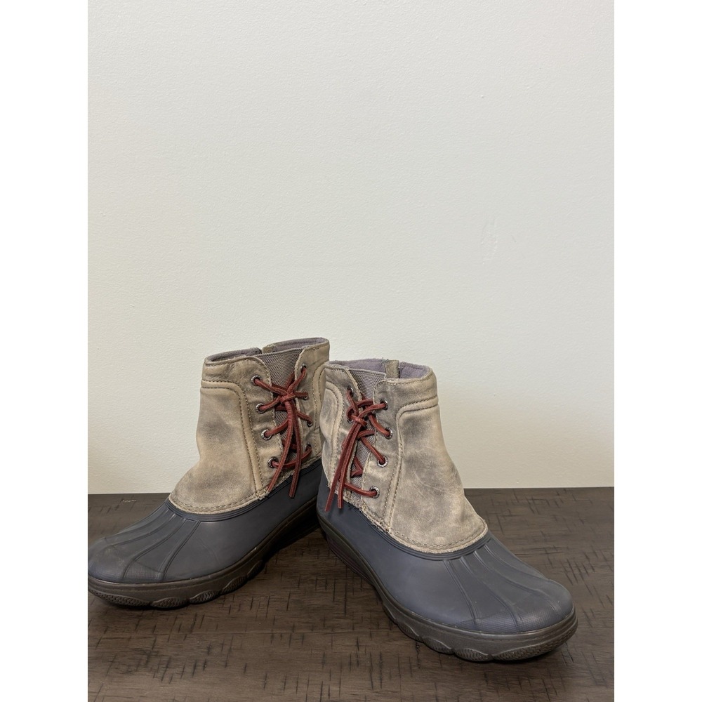 Sperry Top Sider Saltwater Wedge Tide Duck Boots Women's Size 7 Gorpcore - Picture 2 of 16